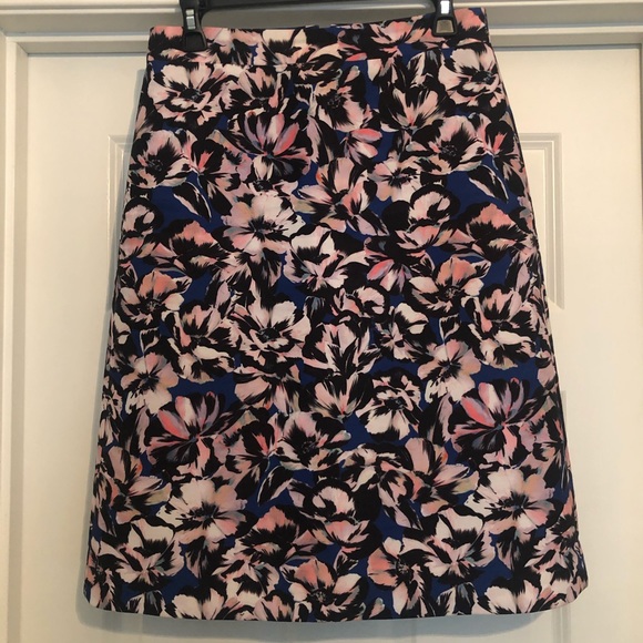 JCrew a-line floral skirt - Picture 1 of 4